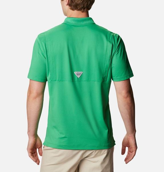 Columbia Collegiate Polo Green For Men's NZ14738 New Zealand